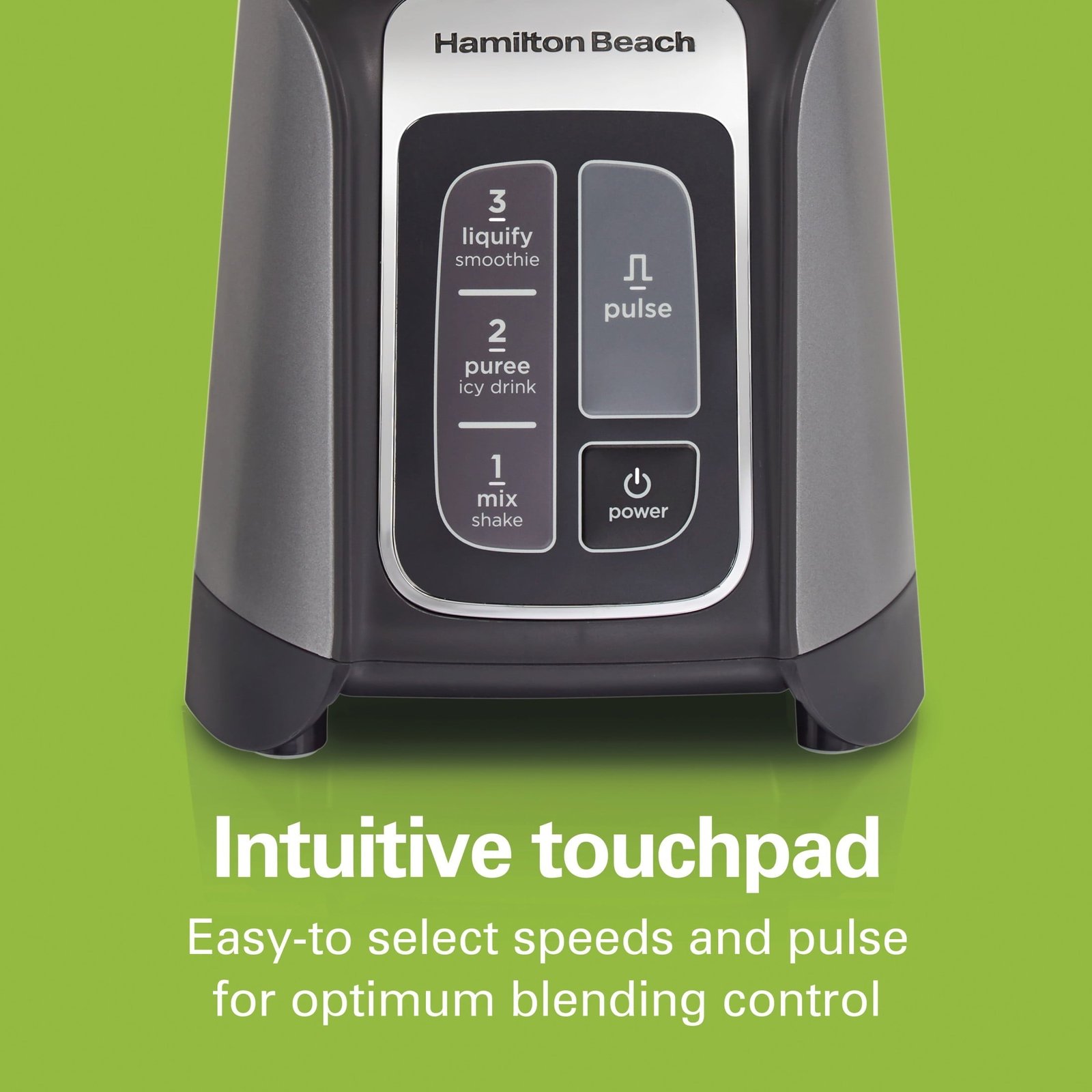 Hamilton Beach PowerMax Professional Smoothie Blender for Kitchen, 48 oz Jar for Smoothies and Shakes, Gray