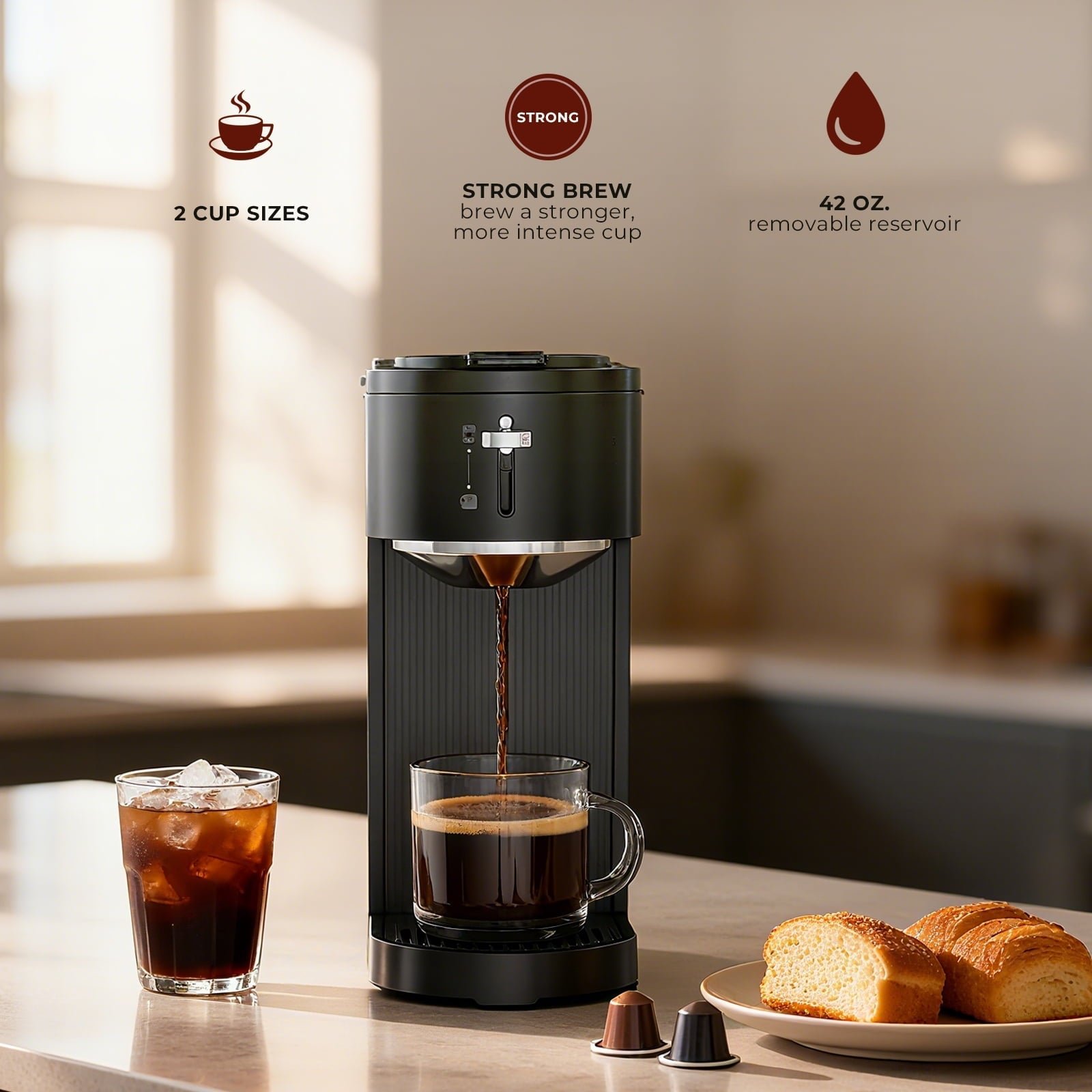 WAA 14-Cup Stainless Steel Drip Coffee Maker