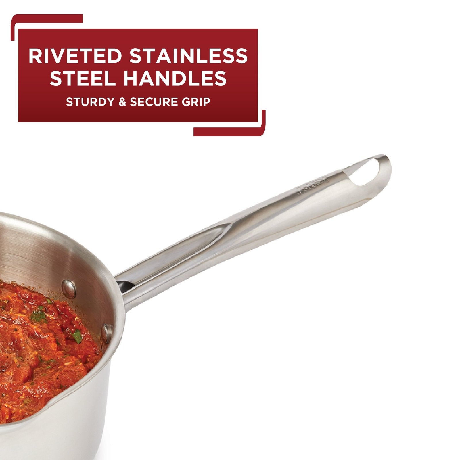 T-fal Cook & Strain Stainless Steel Cookware Set, 14 piece Set