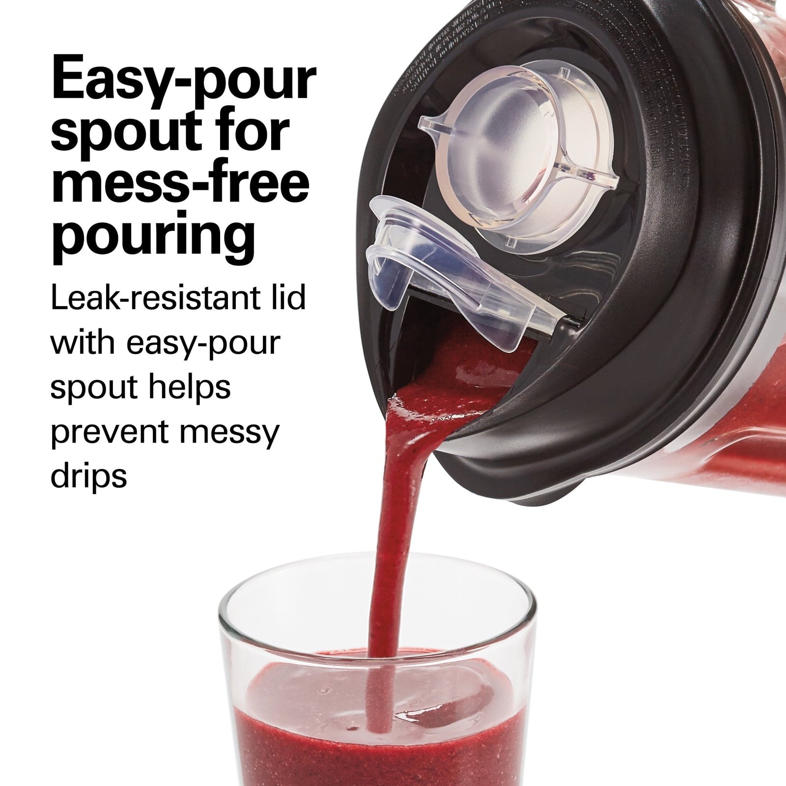 Hamilton Beach PowerMax Professional Smoothie Blender for Kitchen, 48 oz Jar for Smoothies and Shakes, Gray