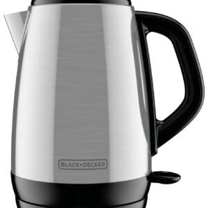 BLACK+DECKER 1.7 Liter Electric Cordless Kettle, Stainless Steel