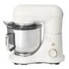 Beautiful 5.3 Qt Stand Mixer, White Icing with Flat Beater, Dough Hook, Balloon Whisk