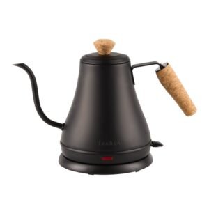 Bodum 8-Cup Electric Gooseneck Kettle, Black with Automatic Shut-off