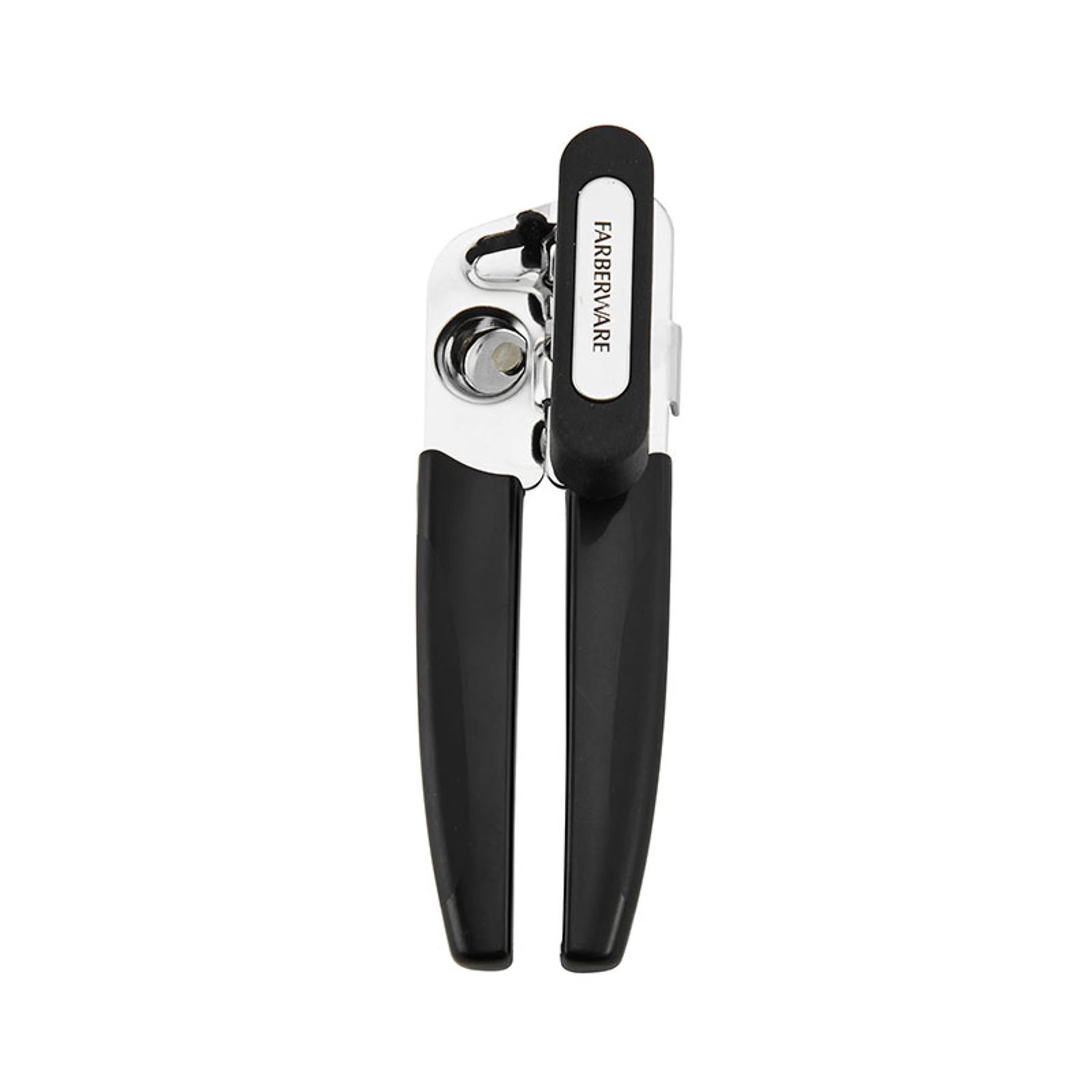 Farberware Pro Stainless Steel Portable Can Opener with Black Handle