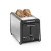 Hamilton Beach 2 Slice Toaster with Wide Slots, Bagel Function, Toast Boost, Stainless, New, 22997F