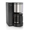 Hamilton Beach Premium 12-Cup Programmable Drip Coffee Maker Machine with Glass Coffee Pot, Black