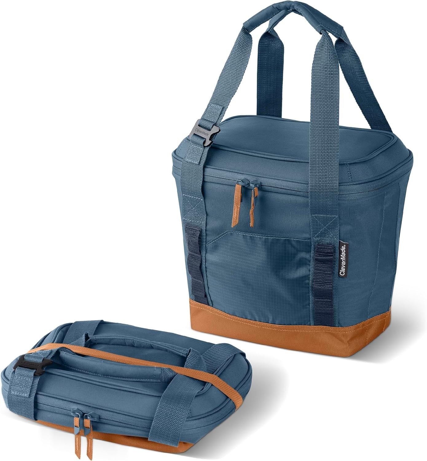 CleverMade Pacifica 18-Can Soft-Sided Cooler - Gray