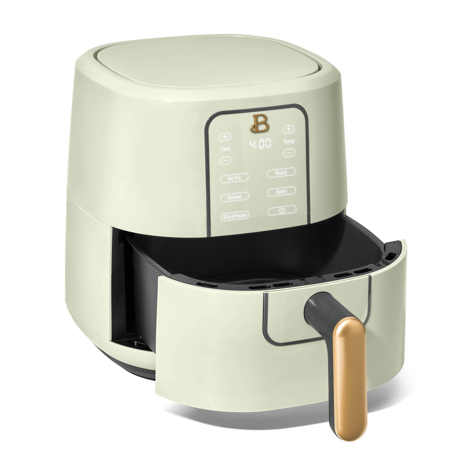 Beautiful 3 Qt Air Fryer with TurboCrisp Technology, Sage Green by Drew Barrymore