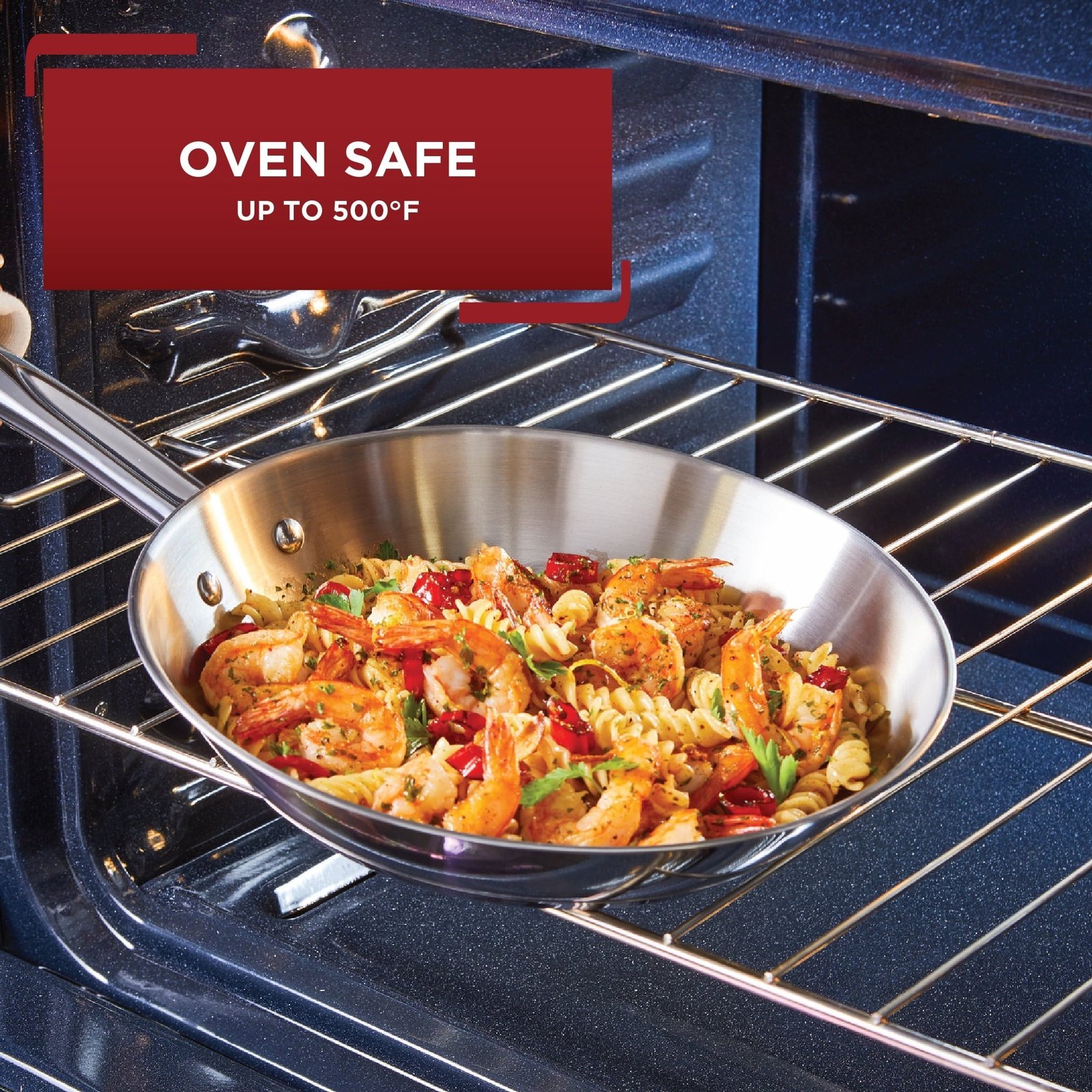 T-fal Cook & Strain Stainless Steel Cookware Set, 14 piece Set