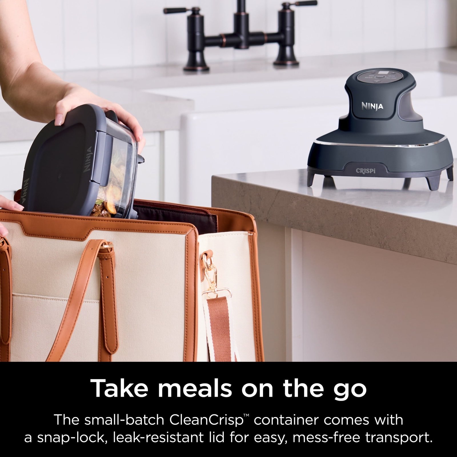 Ninja Crispi 4-in-1 Portable Glass Air Fryer Cooking System