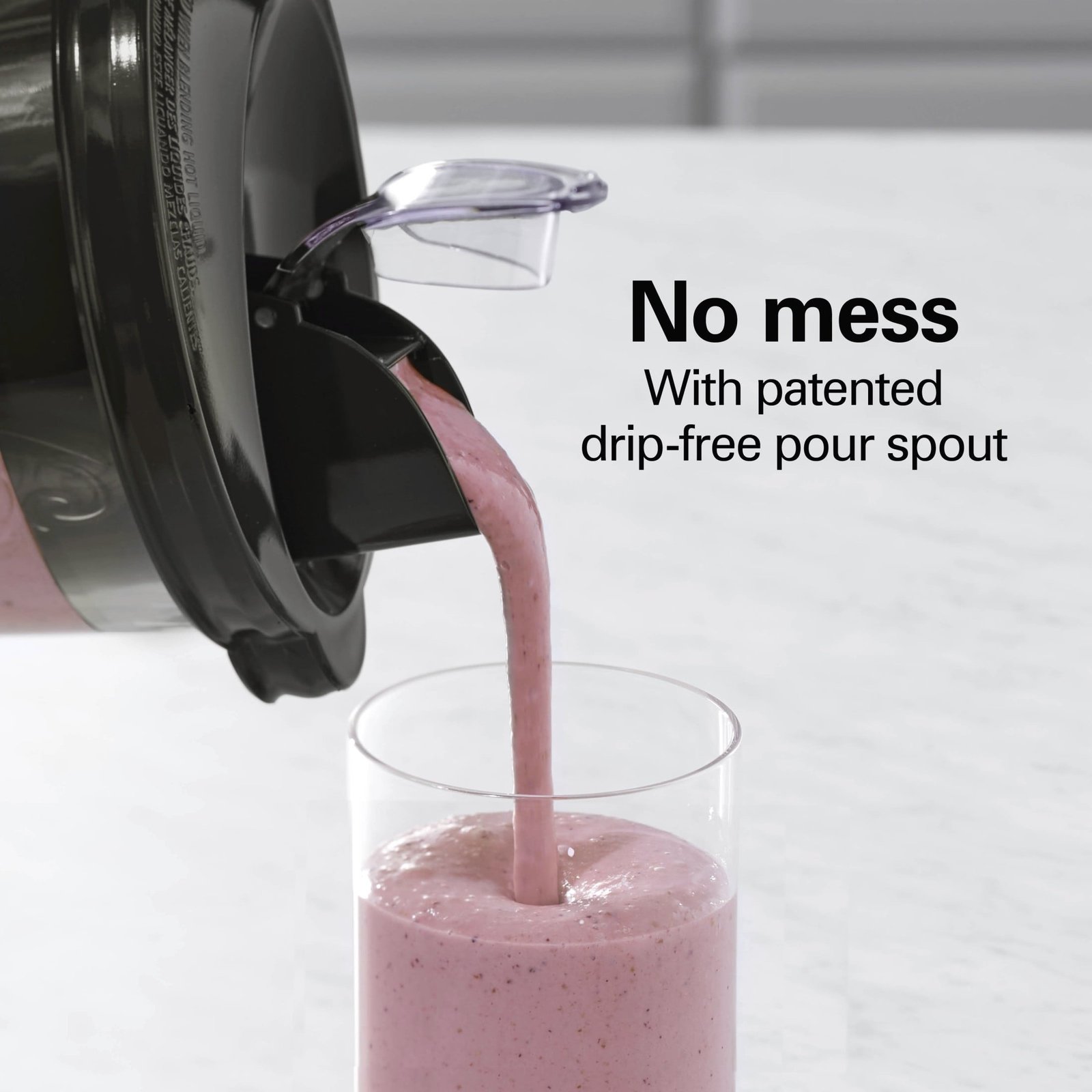 Hamilton Beach Multi-Function Smoothie Blender for Kitchen, 40 oz Jar for Smoothies and Shakes, Black